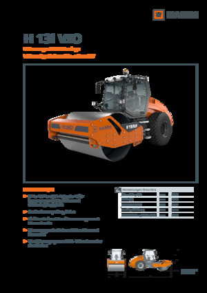 Single-drum Rollers Hamm H 13i VIO