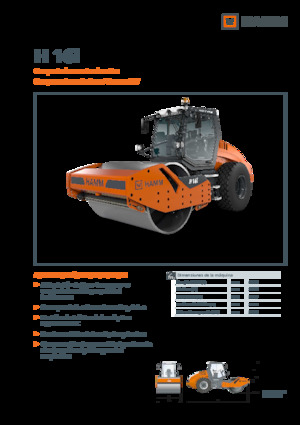 Tek silindirli makaralar Hamm H 16i