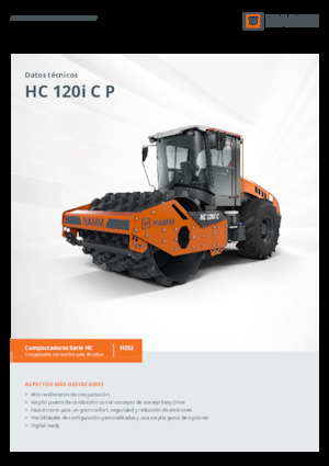 Single-drum Rollers Hamm HC 120i C P