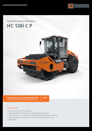 Single-drum Rollers Hamm HC 120i C P