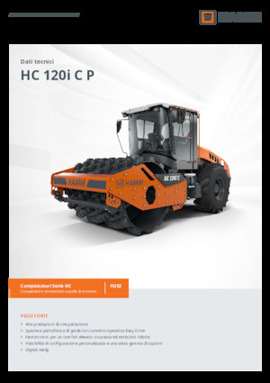 Single-drum Rollers Hamm HC 120i C P