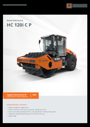 Single-drum Rollers Hamm HC 120i C P