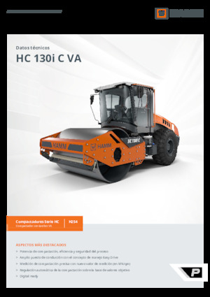 Single-drum Rollers Hamm HC 130i C VA
