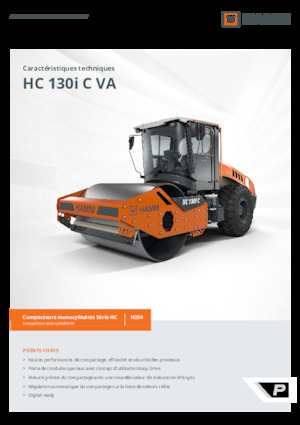 Single-drum Rollers Hamm HC 130i C VA
