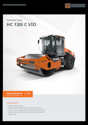 Single-drum Rollers Hamm HC 130i C VIO