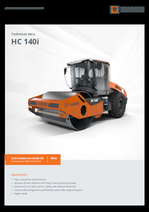 Single-drum Rollers Hamm HC 140i