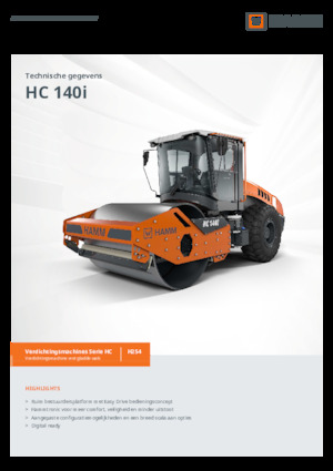 Single-drum Rollers Hamm HC 140i