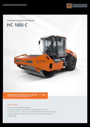 Single-drum Rollers Hamm HC 160i C
