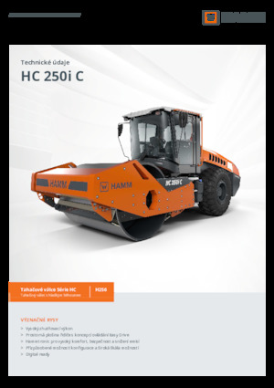Single-drum Rollers Hamm HC 250i C