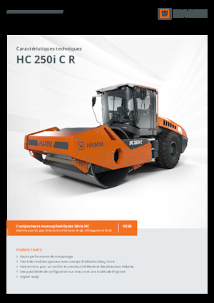 Single-drum Rollers Hamm HC 250i C R