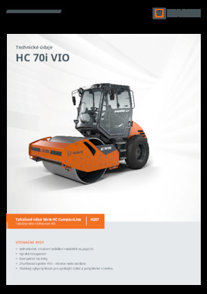 Single-drum Rollers Hamm HC 70i VIO