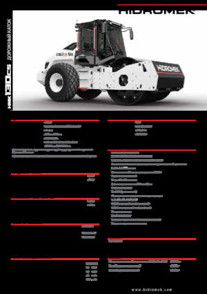 Single-drum Rollers Hidromek HMK 130 CS