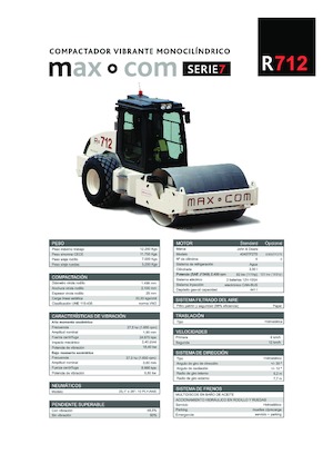 Single-drum Rollers Max-Com R 712