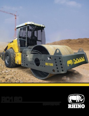 Single-drum Rollers RHINO RC180