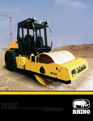 Single-drum Rollers RHINO RC80