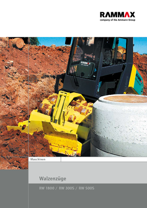 Tek silindirli makaralar Ammann ASC 50 HDPD