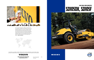 Tek silindirli makaralar Volvo SD105F