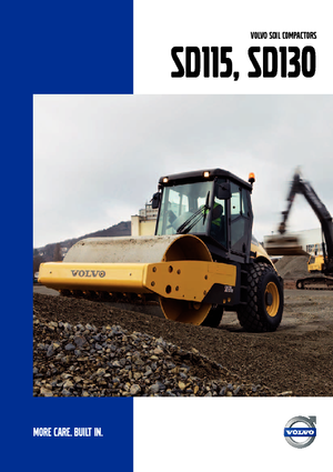 Tek silindirli makaralar Volvo SD115F