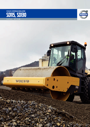 Tek silindirli makaralar Volvo SD130D