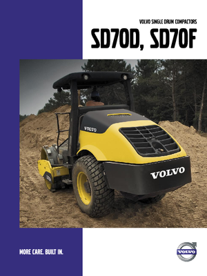 Tek silindirli makaralar Volvo SD70D