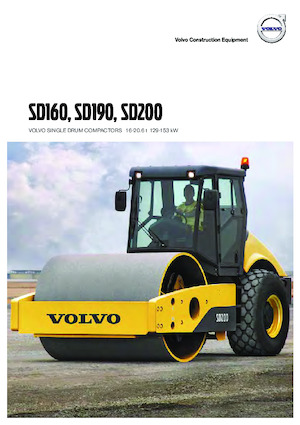 Single-drum Rollers Volvo SD190