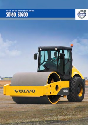 Single-drum Rollers Volvo SD200