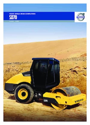 Single-drum Rollers Volvo SD70