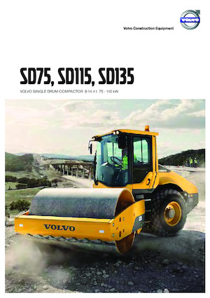 Single-drum Rollers Volvo SD135
