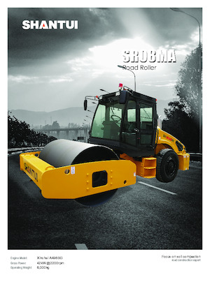 Tek silindirli makaralar Shantui SR08MA 