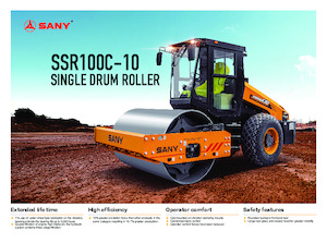 Single-drum Rollers Sany SSR100C-10 