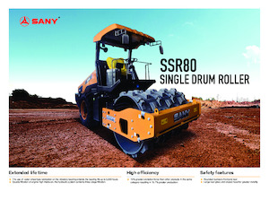 Single-drum Rollers Sany SSR80 