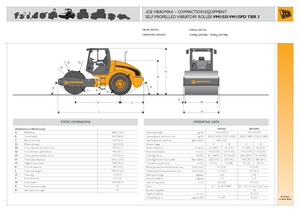 Single-drum Rollers JCB-Vibromax VM 115 D T3