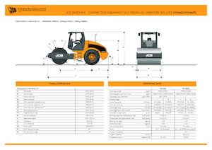 Tek silindirli makaralar JCB-Vibromax VM 146 D T3