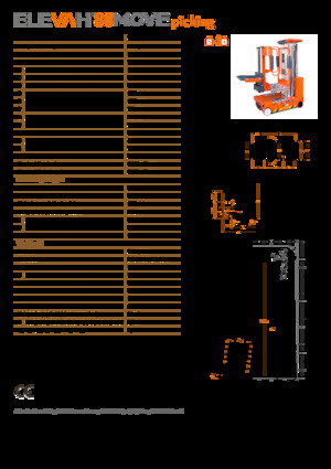 Single Vertical Mast Boom Lifts Faraone Elevah 80 MovePicking