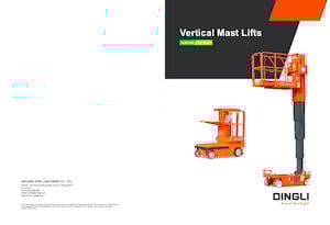 Single Vertical Mast Boom Lifts Dingli TT48