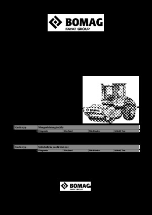 Tek silindirli makaralar Bomag BW 145 D-5