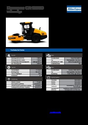 Single-drum Rollers Dynapac CA 1500 D