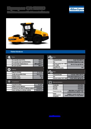 Single-drum Rollers Dynapac CA 1500 D