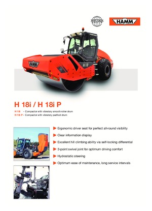 Single-drum Rollers Hamm H 18i