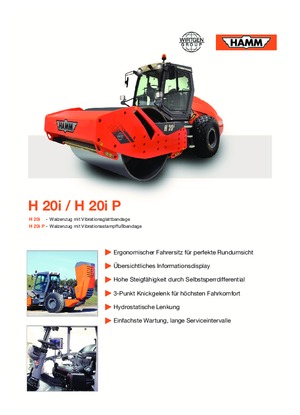 Single-drum Rollers Hamm H 20i