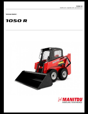 Skid Steer Loaders Manitou 1050R