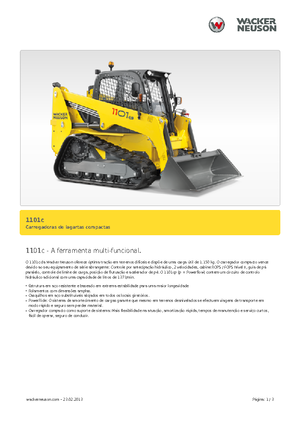 Skid Steer Loaders Wacker Neuson 1101 c