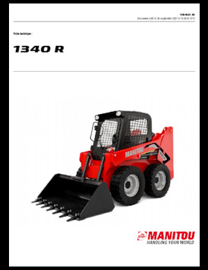Skid Steer Loaders Manitou 1340R