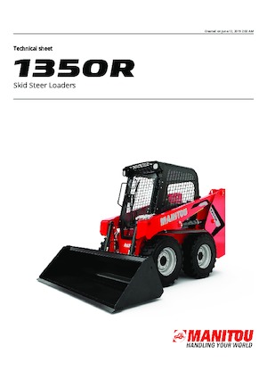 Skid Steer Loaders Manitou 1350R