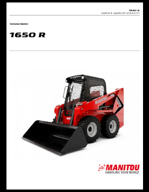 Skid Steer Loaders Manitou 1650R