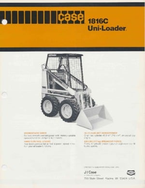 Skid Steer Loaders Case 1816C 