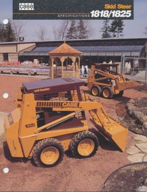 Kızak Dümen Yükleyiciler Case 1825 