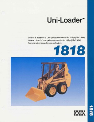 Kızak Dümen Yükleyiciler Case 1818