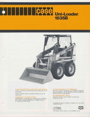 Skid Steer Loaders Case 1835B 