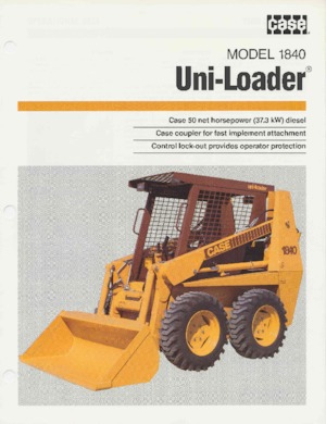 Skid Steer Loaders Case 1840